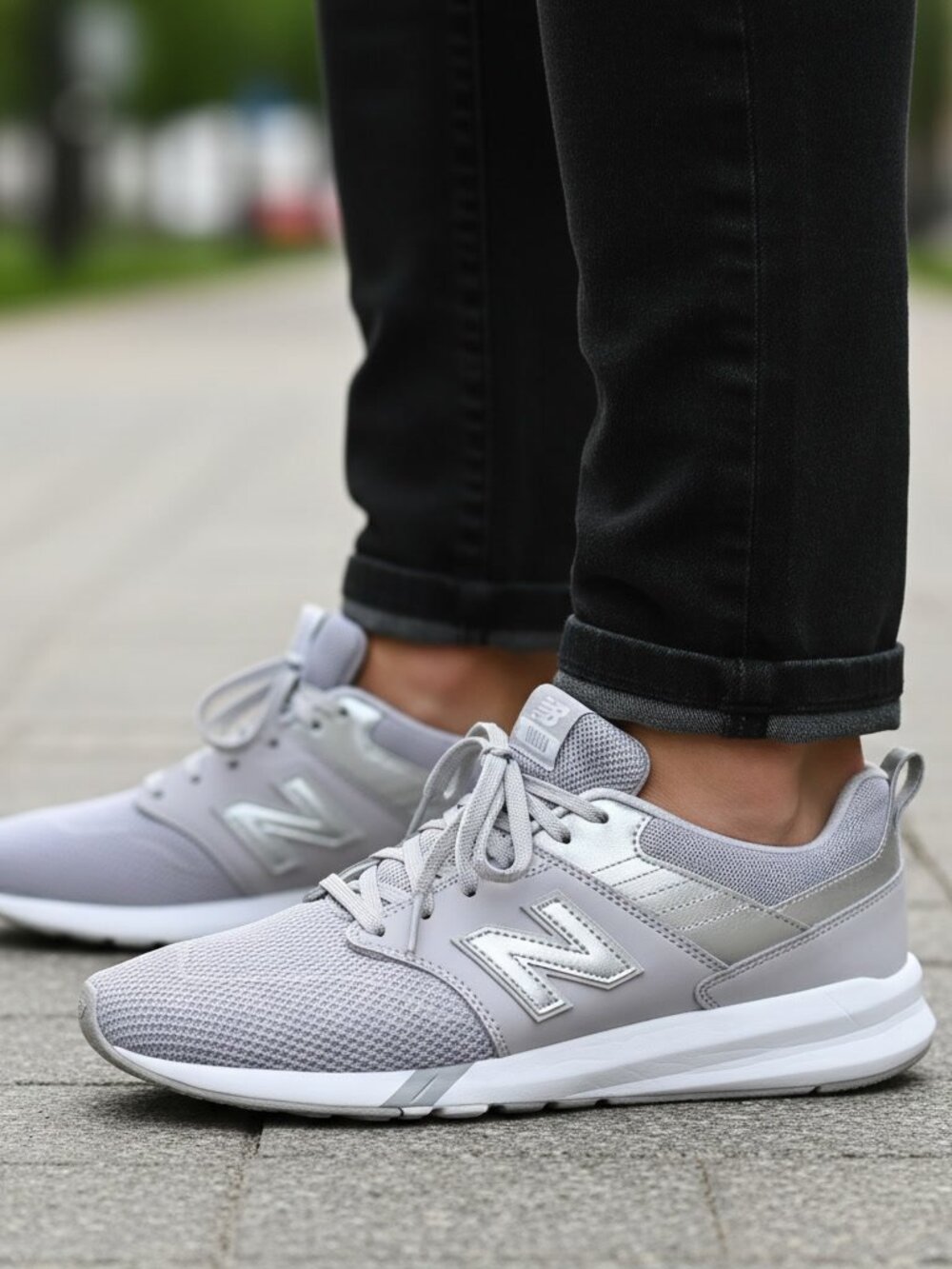 New Balance 009 Sneakers Gray Silver [Men's/Women's] 12